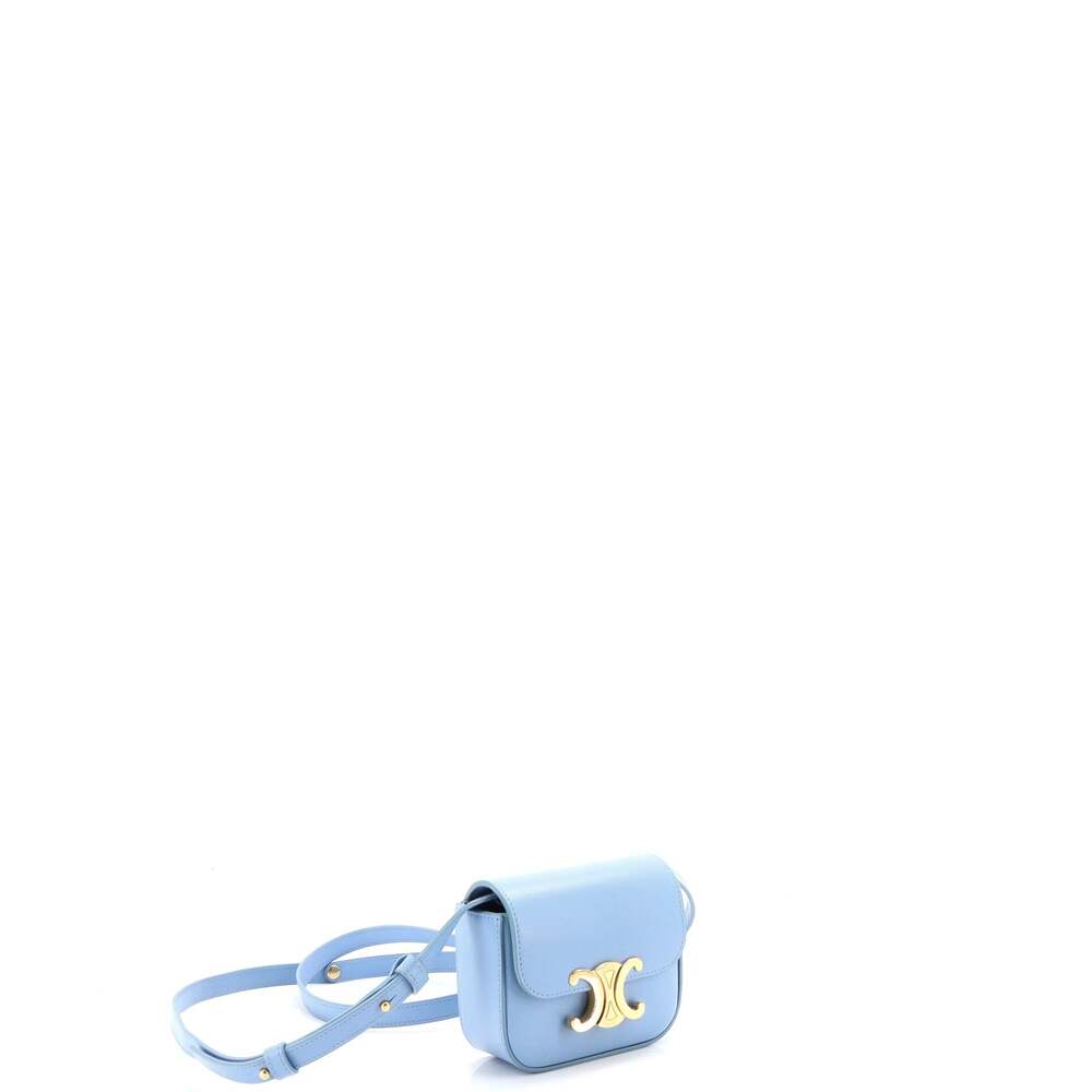 Celine Claude Shoulder Bag Leather Mini #243357C14B - Picture 2 of 6
